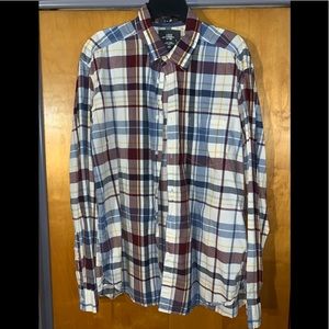 H&M Plaid Long Sleeve Shirt
